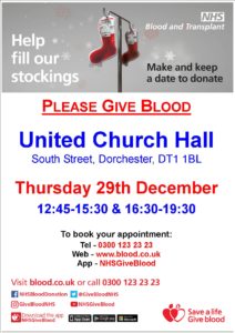 Blood donor session poster